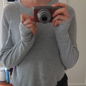 Gray Brandy Melville shirt